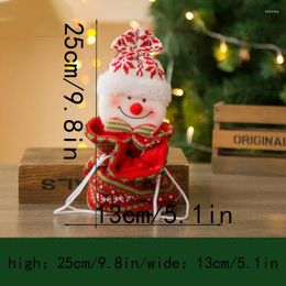 Decorative Figurines Christmas Decorations Santa Claus Snowmen Elk Door Handles Hanging Ornaments Wall