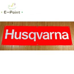 Accessories 130GSM 150D Material Sweden Husqvarna Racing Banner 3ft*5ft (90*150cm) Size for Home Flag Indoor Outdoor Decor yhx169