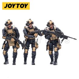 1/18 JOYTOY Action Figure 3PCS/SET Hardcore PAP Special Forces Anime Collection Model Toy 240506