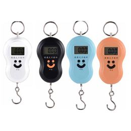 50Kg Mini Digital Scale For Fishing Luggage Travel Weighting Kitchen Steelyard Hanging Electronic Hook Scale KG/LBS/JIN/OZ