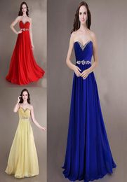 ZJ0011 strapless sweetheart chiffon royal blue yellow red bridesmaid dresses brides maid bridemaids ladies maxi plus size 2019 new9465881