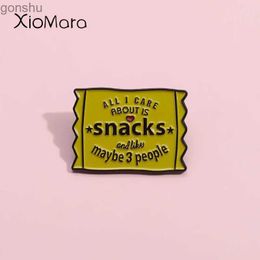 Pins Brooches What I am concerned about is the Customised inward food brooch with snack enamel pins flip collar badges fun snack gift bags Jewellery childrens gifts WX