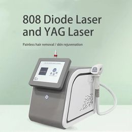 Professional 2 in 1 Skin Rejuvenation 808 755 1064 Nd Yag Laser Diode Laser Hair Removal Laser machine 808