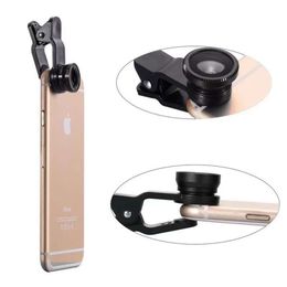 Fashion Mobile Phone Lens Wide-Angle Ro Three-Lens Special Effects