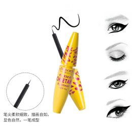 Eyeliner 1PC Liquid Eyeliner Soft and Ultrafine Brush Easy To Take Off Makeup Waterproof and Sweatproof Quickdrying Cosmetics Eye Liner