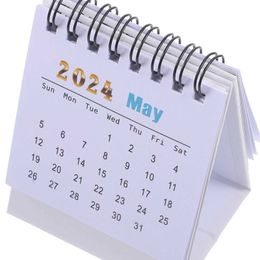 Calendar Office Month Calendar Convenient Mini Easel 2024 Mini Calendar Simple Inner Page Small Calendar