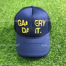 Gallerys Dept Hat Ball Caps Designer Dept Hat Ball Capsamerican Letter Gp Graffiti Mesh Truck Driver High Profile Trendy Baseball Cap Blue Fashion 599