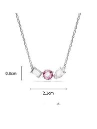 Designer Jewellery Pendant Necklaces New Angelina Jolie Same MESMERA Series Pendant Pink Necklace Female High-end Gift