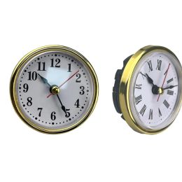 Clocks Clock Insert Quartzs Movement Round Decor for LivingRooms Office Desktop Craft Handmades DIY Replacement Part Supplies