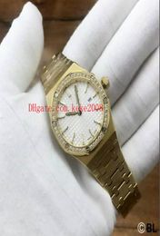 5 color Luxury Wristwatches N8 factory Oak Offshore 15400 33mm 67651BAZZ1261BA01 VK Quartz Chronograph Work Ladies Women039s9790497