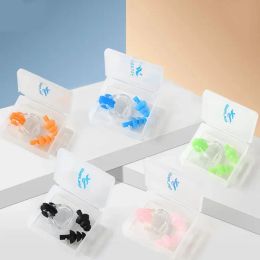 Accessories Soft Silicone Waterproof Swimming Nose Clip Earplugs Personal Protective Kit Diving Surf Swimming Accessories