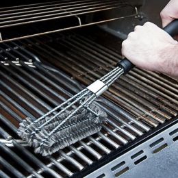 Accessories Barbecue Grill BBQ Brush Clean Tool Grill Accessories Stainless Steel Bristles Nonstick Cleaning Brushes Barbecue Accessories