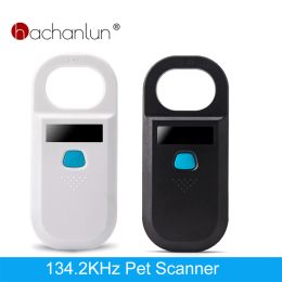 Scanners RFID Pet Smart Chip Reader 134.2Khz Animal Tag Glass Tube ISO11784/5 Scanner FDXA/B Cat Dog Rabbit Handheld USB Programme