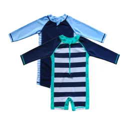 Suits Wishere Baby Swimwear Long Sleeve Boy's Beach Wear Onepiece Toddler Swimming Suit Infant Swimsuit Kids' Sunsuit