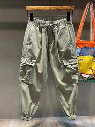 Men's Pants American Streetwear Vintage Cargo Men Clothing Hip Hop Skateboarding Jogging Harajuku Casual Trousers Trend Jogger