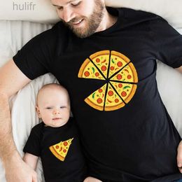 Family Matching Outfits Pizza T Shirt Matching Family Shirts Pizza Family Matching Outfits Fathers Day Gift Father Son Clothes Gift for Dad d240507