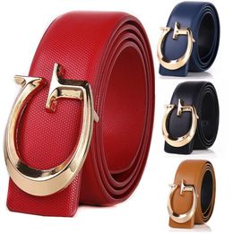 2019 New Arrival designer PU leather belts for men Luxury Fashion Brand pu leather Mens Belt male 2962