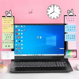 Message Memo Board with Cards Slot Sticky Notes PC Screen Computer Monitor Side Planner Office Supplies Desk Accessories
