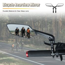 Accessories Bicycle Handlebar Reflector Rear View Mirror Safety Adjustable Rotatable Mirror Clear Electric Scooter Cycling Accessories