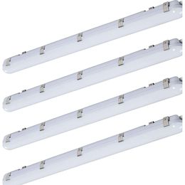 Upgrade Your Outdoor Lighting with TIERONE 4ft LED Vapour Tight Light 45W - IP65 Waterproof, Dimmable Integrated LED White Strip Light Fixture for Warehouses