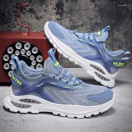 Casual Shoes Fashion Breathable Air Mesh Summer Light Male Trend Men Sneakers Lace-up Anti-Odor Sports