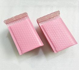 50pcs 100pcs 11 15cm Pink packaging envelope Bubble Mailers Poly Mailer Self Seal Padded Usable 9x15cm Gift bag216f1442126