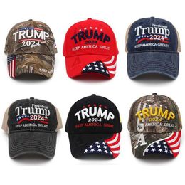 Ball Caps Donald Trump 2024 MAGA Hat C Baseball Camo American KAG Makes America Great Again Snack Presidential Hat J240506
