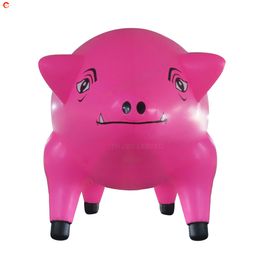wholesale 10m long (33ft) with blower Free Ship Outdoor Activities advertising Giant Inflatable flying Pig Helium balloon for sale