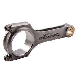 maXpeedingrods Aircraft Chrome Moly H-Beam Connecting Rods+ARP 2000 Bolts Set for Fiat 500 130mm Centre Length 2Pieces