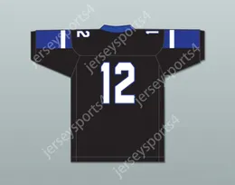 CUSTOM ANY Name Number Mens Youth/Kids Greg Newsome II 12 IMG Academy Black Football Jersey 1 Top Stitched S-6XL