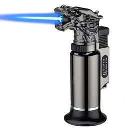 Butane Lighters Adjustable Jet Flame Torch Lighters Windproof Butane Refillable Gas Unfilled Torch Lighter For Candle,Bbq,Fireworks