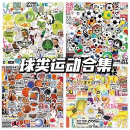 Cartoon Sticker Collection for Ball Players Waterproof PVC Stickers for Water Cups