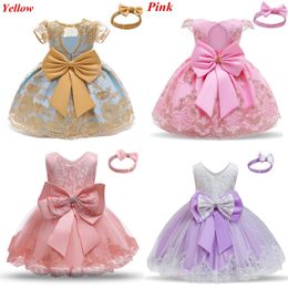 New Year Costume for Baby Girls Princess Dress 3 6 9 12 18 24 Months Toddler Kids Christmas Party 1st 1 2 Year Old Birthday Gown Q1223 242G