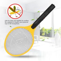 Zappers EU Plug Rechargeable Electric Mosquito Racket Killer Handheld Bug Zapper Swatter to Fry Flies and Insects Pest Control Supply