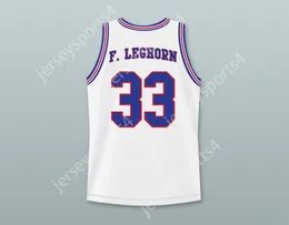 CUSTOM NAY Mens Youth/Kids SPACE JAM FOGHORN LEGHORN 33 TUNE SQUAD BASKETBALL JERSEY WITH FOGHORN LEGHORN PATCH TOP Stitched S-6XL