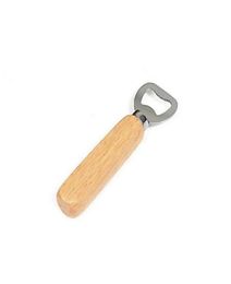 New Style Wood Handle Handheld Bartender Bottle Opener Wedding Groomsmen Gift beer opener c1493212098