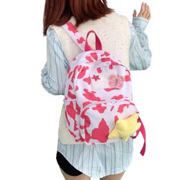 Backpack Ink Girl Embroidery Hello Kitten Children's Schoolbag Student Birthday Gift 2024 Japanese Cartoon Pink Book Bags