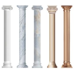 Stickers 3d Thickened Wall Sticker Roman Column Pattern Wallpaper OilProof Waterproof Door Frame Sticker Pvc Decorative Decal