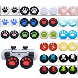 Joysticks Cat's paw ThumbStick Grip Cap Cover For Playstation 5 PS5 Slim PS4 Xbox Series X/S ONE 360 E Gameing Controller thumb grip caps