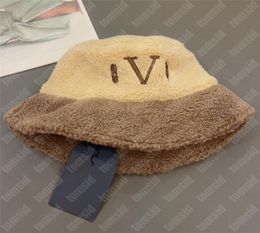 Wool Womens Designer Bucket Hat Winter Hats Mens Bonnet Fashion Flat Warm Fitted Hats Casquette Brand Letters Luxury Beanies4561003
