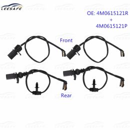 Ornaments 2 Pairs Front + Rear Brake Pad Wear Sensor 4M0615121R 4M0615121P for AUDI Q7 4MB Volkswagen 4V1 Brake Induction Wire 4M0615121AB