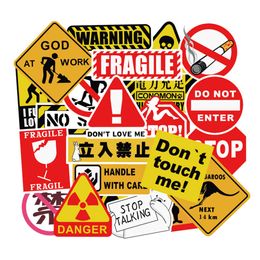 50 Warning Signs Parody Graffiti Stickers for Nextel Phones