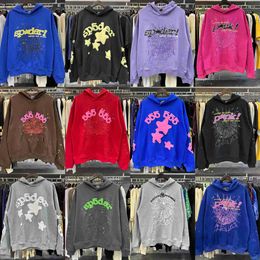 Young Thug 555555 Men Women Hoodie High Quality Foam Print Web Graphic Pink Sweatshirts Y2k Pullovers S-xl YO8J