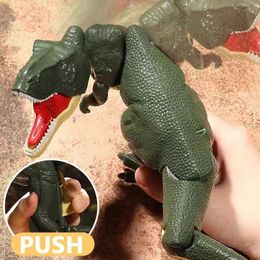 Other Toys Dinosaur Pressure Can Move Head and Tail Toys Swinging and Biting Techniques Toys High Quality Simulation Exploration Dinosaur Childrens GiftsL240502