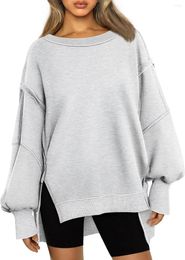 Women's Hoodies Womens Oversized Crewneck Sweatshirts Fall Outfits Fashion Teen Girls Y2k Winter Clothes Streetwear Women