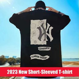 Men's T-Shirts New Men T-Shirt Oversized Woman Luxury Designer Hip Hop Clothing 100% Cotton Luxury Brand Fashion Short Slve Fr Shipping T240505