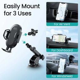 Cell Phone Mounts Holders Dashboard Windshield Gravity Sucker Car Phone Holder For iPhone 14 13 Holder For Phone In Car Mobile Support Smartphone Stand