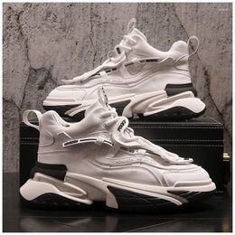 Casual Shoes Autumn Men's Platform Sneakers Breathable Men Chunky Trainers White Tenis Masculino Zapatillas Hombre