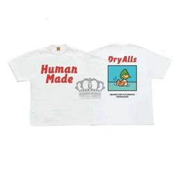Human Made Tees Mens T Love Duck Couples Women Designer Human Made T-Shirts Cottons Tops Casual Humanmade Shirt Street Shorts Sleeve Clothes 550
