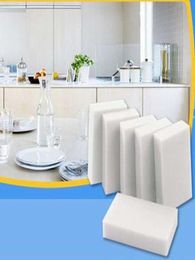 Scouring Pads 500 pcslot White Magic Melamine Sponge Cleaning Eraser Multifunctional Sponge Without Packing Bag Household5634054